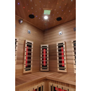 Infrasauna Cedr Superior 3/4 RegenaRay