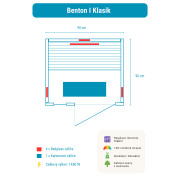 Infrasauna Belatrix Benton 1 Klasik