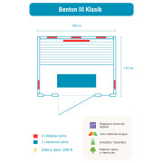 Infrasauna Belatrix Benton 3 Klasik