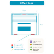 Infrasauna Belatrix Vista 2 Klasik
