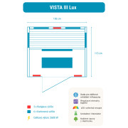 Infrasauna Vista 3 Lux