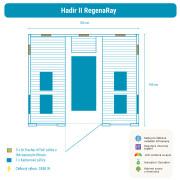 Infrasauna Belatrix Hadir 2L RegenaRay