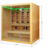 Kombi sauna Belatrix Alavus 4 Lux
