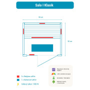 Infrasauna Belatrix Salo 1 Lux
