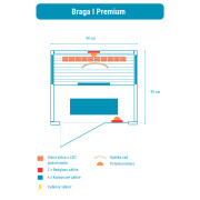 Infrasauna Belatrix Braga I Premium Black