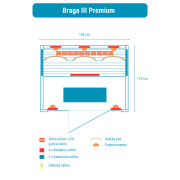 Infrasauna Belatrix Braga III Premium Black